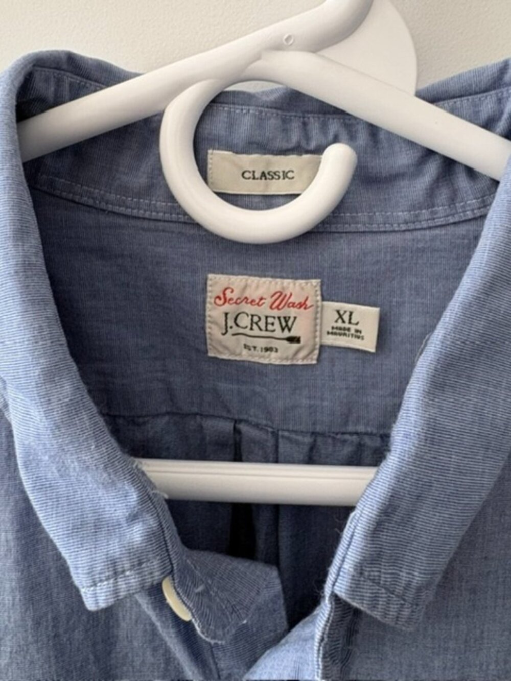 J.Crew Secret Wash button-down shirt